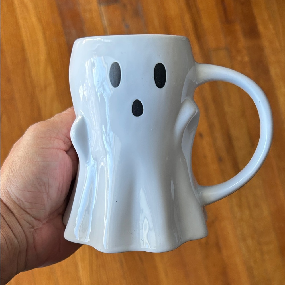 Spooky White Ghost Mug